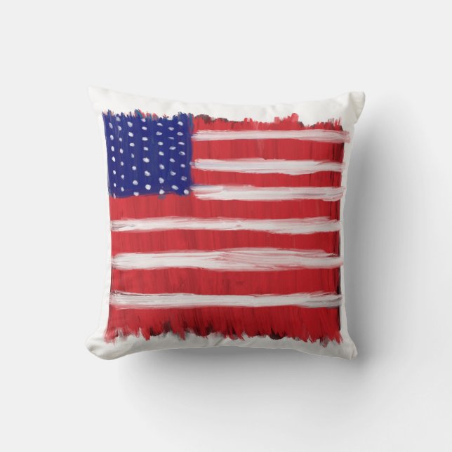 PeopleArt Paked Flagga Kudde (Framsida)
