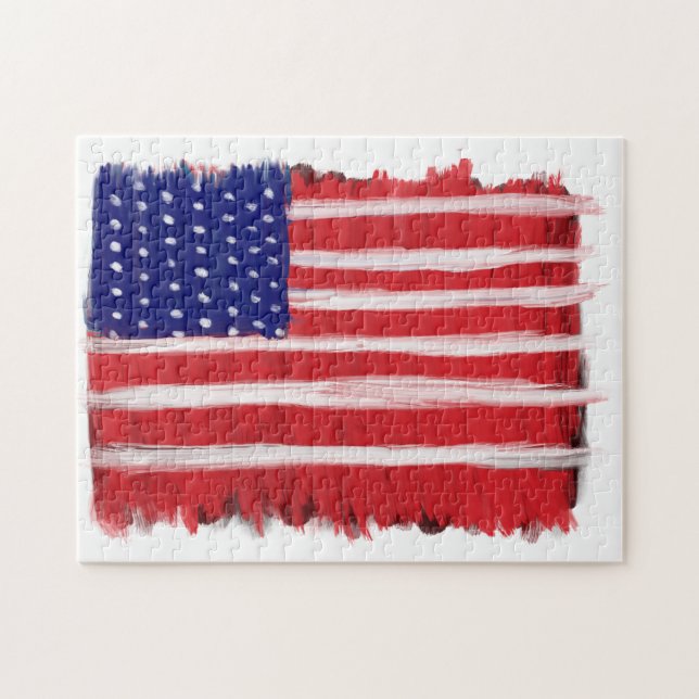 PeopleArt Paked Flagga Pussel (Horisontell)