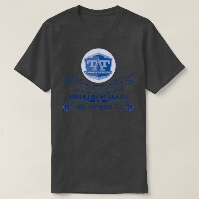Peoplemover Blueberry Sour Ale Classique T Shirt (Design framsida)