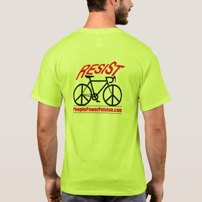 PeoplePowerPeloton "RESIST" T-shirt (Baksida)