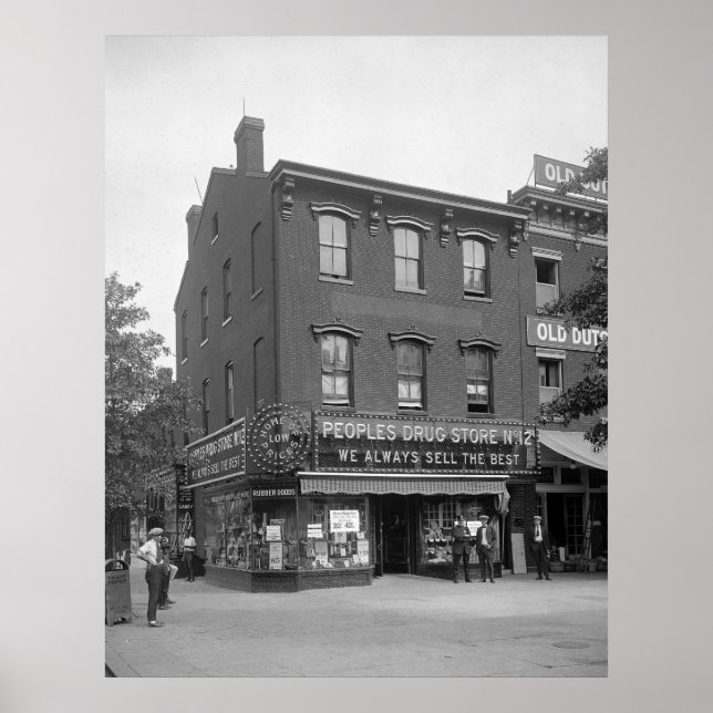 Peoples Drug Store, 1920-talet Poster (Framsidan)