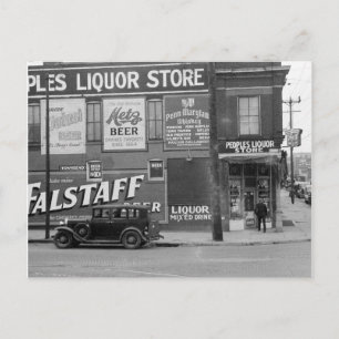 People's Liquor Store, 1938 Vykort