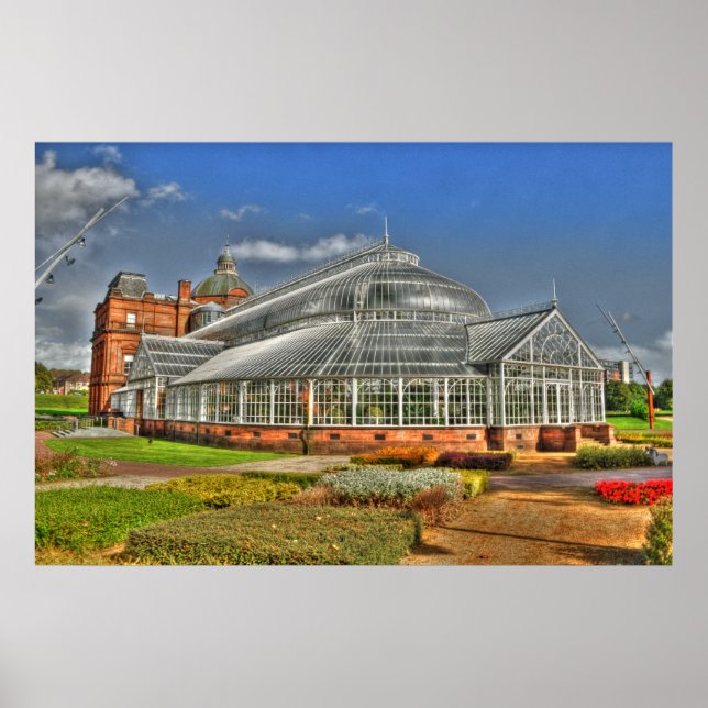 Peoples Palace Glasgow Photographic Print Poster (Framsidan)