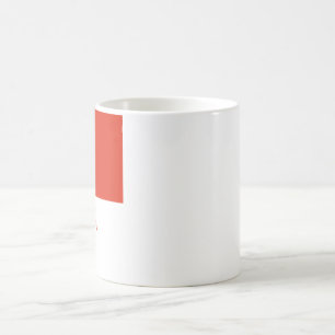 People's Republic of China flagga med namn Kaffemugg