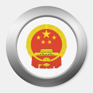 People's Republic of China vapensköld Magnet