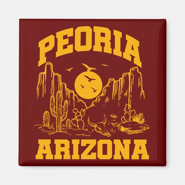 Peoria,Arizona Magnet (Framsidan)