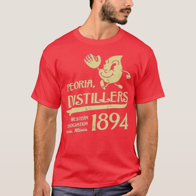 Peoria Distillers - Illinois T Shirt (Framsida)