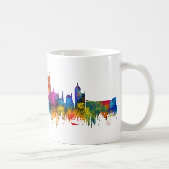 Peoria Illinois Siluett Kaffemugg (Höger)