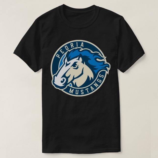 Peoria Mustangs T Shirt (Design framsida)