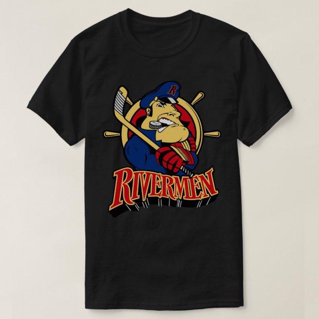 Peoria Rivermen Logotyp T Shirt (Design framsida)