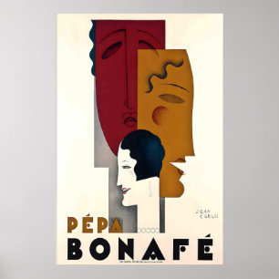 Pepa Bonafe Art Deco av Jean Carlu Vintage Poster