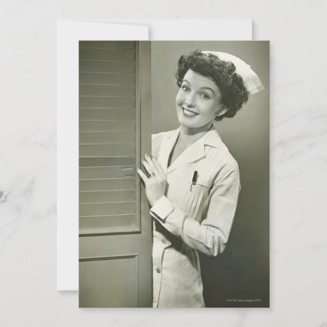 Pepande sjuksköterska (Framsida)