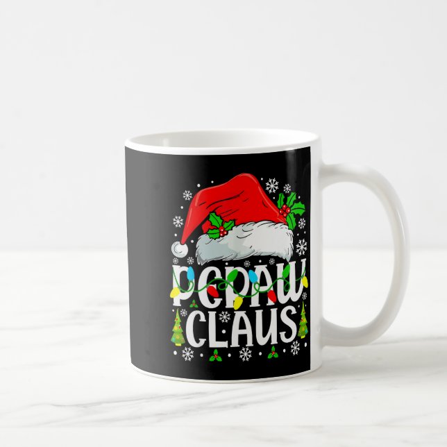 Pepaw Claus Funny Christmas Family Matching  Kaffemugg (Höger)