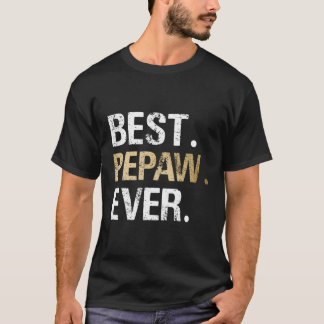 Pepaw Gift från mordotter Grandson Best Pepaw T Shirt