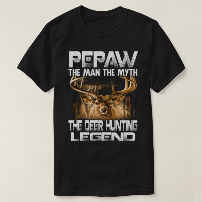 PEPAW människan, myten Hjorten jaktlegend T Shirt (Design framsida)