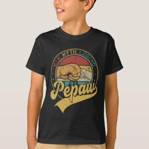 Pepaw the Man the Myth of Legend Family Pappor, T Shirt
