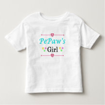 PePaws flicka Småbarn T-shirt