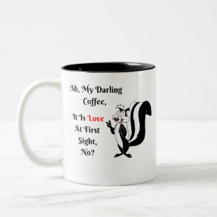Pepe Le Pew Nostalgisk Kaffemugge Två-Tonad Mugg