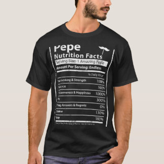 Pepe Näringsfaktorer för Pepe T Shirt