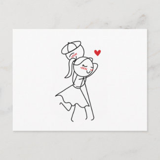 Pepe och Lulu Vykort