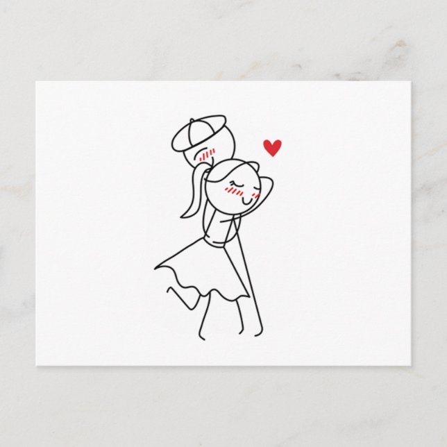 Pepe och Lulu Vykort (Framsida)