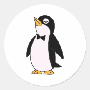 pepe penguin runt klistermärke