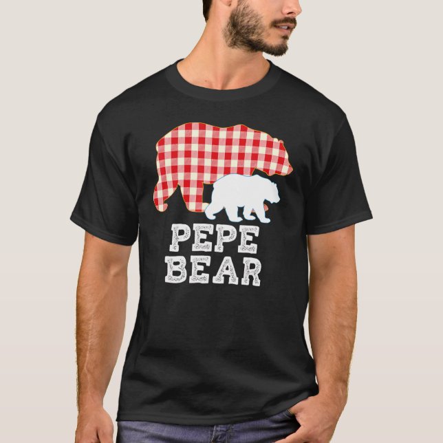 Pepe Play Underbar Bear Pappa Grandpa Far Day Pro T Shirt (Framsida)