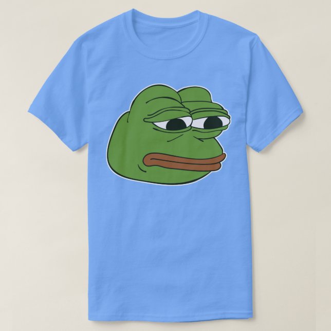 Pepe the Frog Ledsen T Shirt (Design framsida)