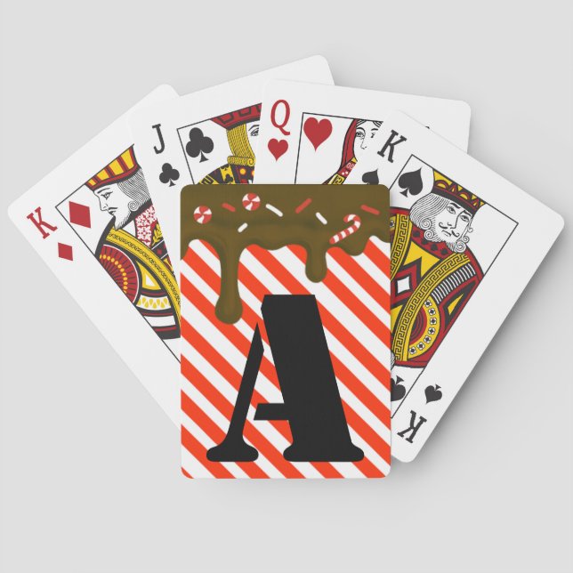 Pepermint candies julafton c casinokort (Baksidan)