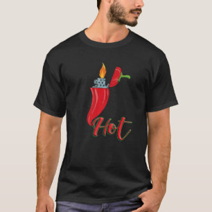 Peperoni med Lighter Chili Pepper Chili T Shirt