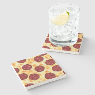 Peperoni Pizza vektor art Stenunderlägg