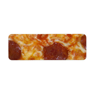 PeperoniPizza Returadress Etikett