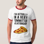 PeperoniPizzakärlek - ett allvarligt förhållande Tee Shirt<br><div class="desc">… med pizza!  Underbar gåva- eller tshirtidé för pizza- och mellanmålmatälskare.</div>