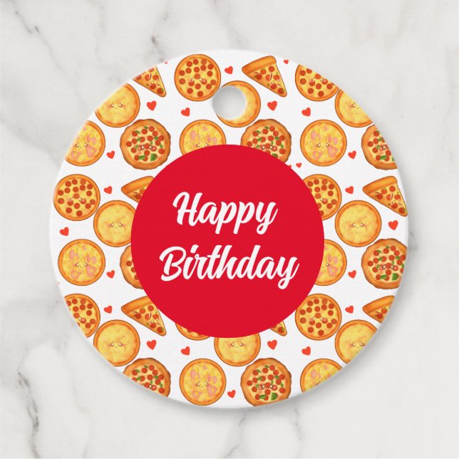 Peperroni,ost och Margherita Pizza Gåvor Etiketter (Framsida)