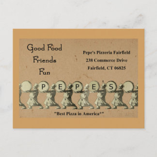 Pepes Pizzeria Fairfield Vykort