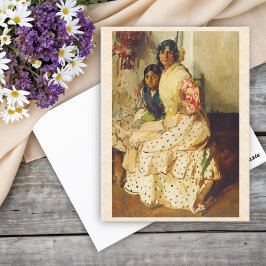 Pepilla och hennes dotter Joaquín Sorolla Vykort