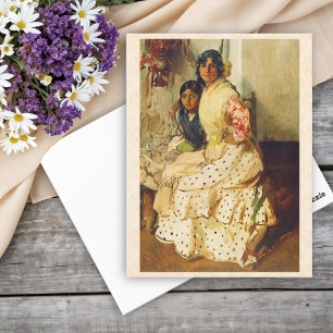 Pepilla och hennes dotter Joaquín Sorolla Vykort
