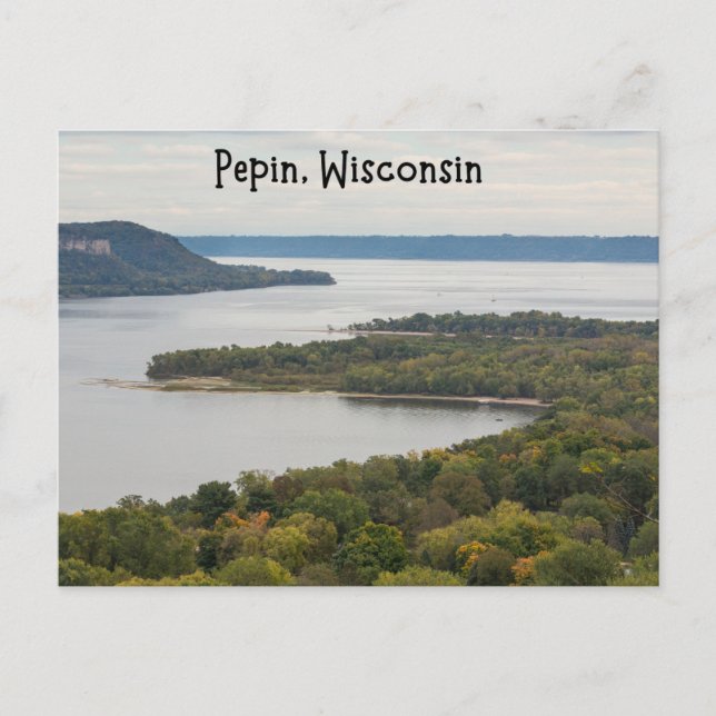 Pepin Wisconsin-vykort Vykort (Framsida)