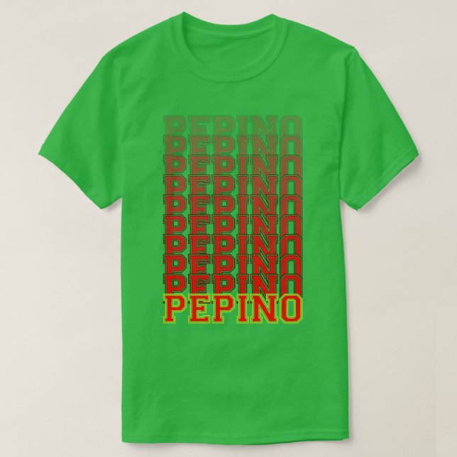 Pepino cascade text 1 t shirt (Design framsida)