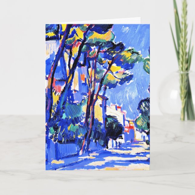 Peploe-Street Scene, Frankrike Kort (Framsida)