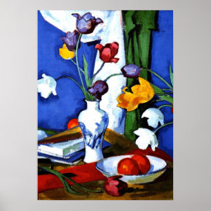 Peploe - Tulips och frukt Poster