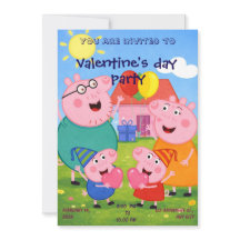 Peppa Pig valentinkort för klassen, personligt
