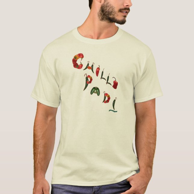 Peppar för chiliPadi Chili T-shirt (Framsida)