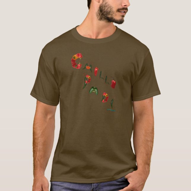 Peppar för chiliPadi Chili Tee Shirt (Framsida)