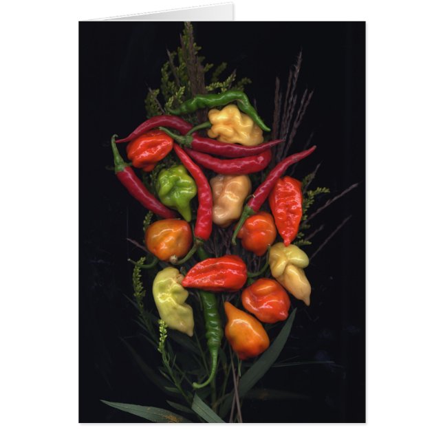 Peppar Hälsningskort (Framsidan)