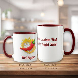 Peppar med Flamekaffe Mugg