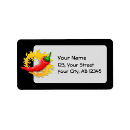 Peppar med låga adressetikett