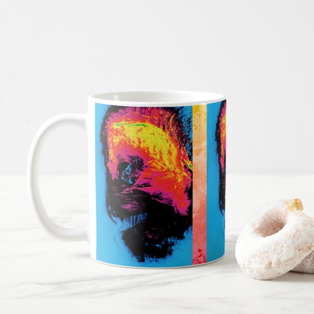 peppar och plast tystad kaffemugg (Med munk)