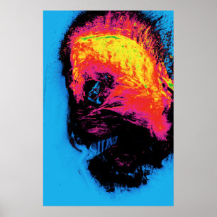 peppar och plast tystad poster