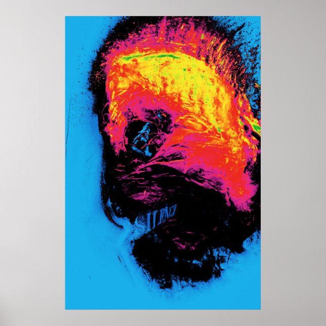 peppar och plast tystad poster (Framsidan)
